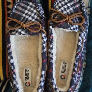 Guide Gear Plaid Moccasin Slippers